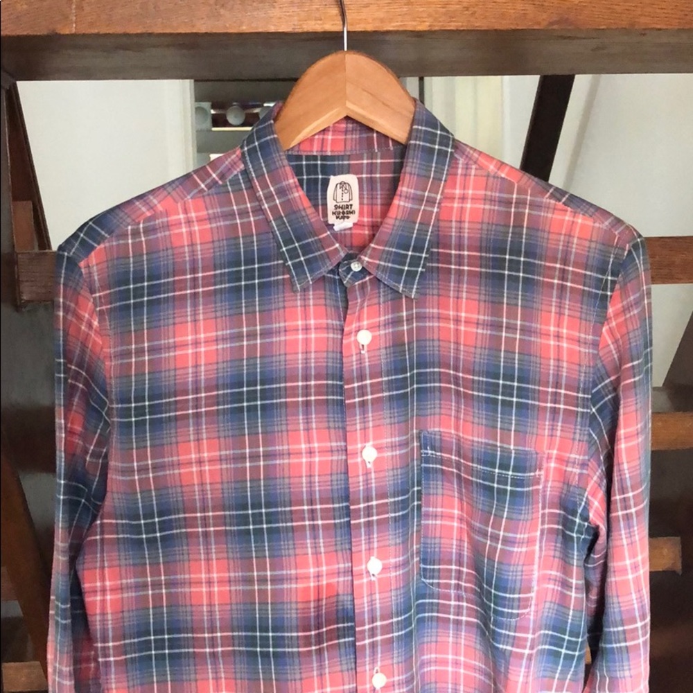 Hiroshi Kato Plaid Button Down Shirt